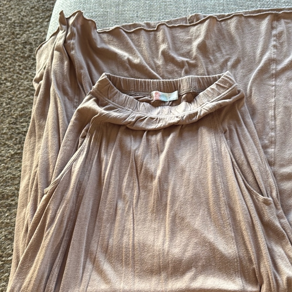 Free people beach maxi skirt